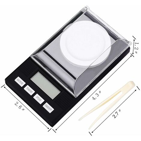 High Precision Digital Milligram Scale 50g/0.001g Mini Electronic