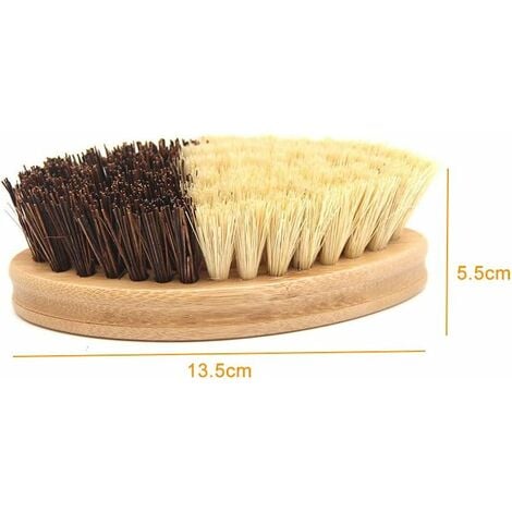 2 Pc Vegetable Cleaning Brush With Handle Fruit Veggie Scrubber Nylon  Bristles