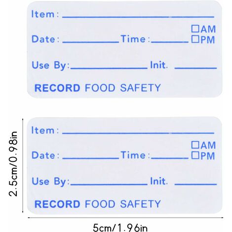 500pcs Date Sticker Freezer Labels Date Labels Food Container Stickers ...