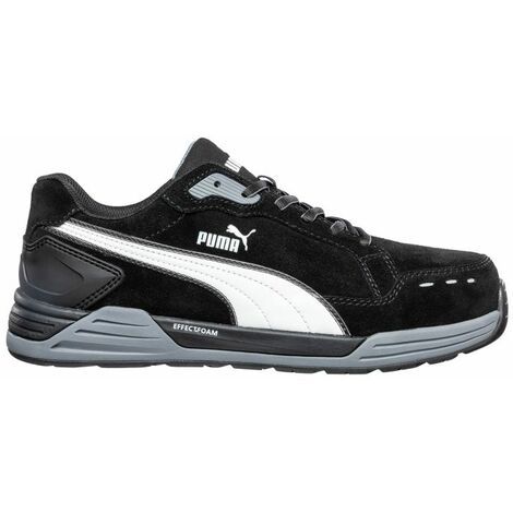 Puma – Baskets de sécurité S3 ESD HRO SRC noires 41 – Semelle Effect.Foam® pour amorti supérieur – Coque en fibre de verre – Résistance à la chaleur 300°C