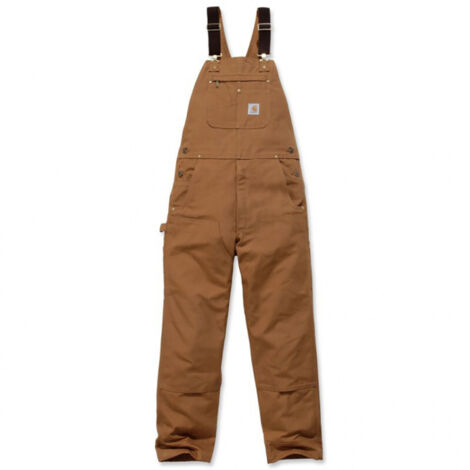 Salopette de travail Bib Overall marron CARHARTT - Taille: 46