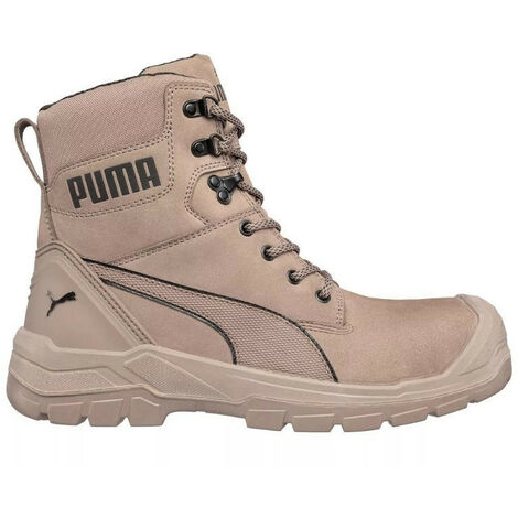 Puma – Bottes de sécurité montantes S3 Conquest – Cuir nubuck huilé – Embout en fibres de verre – Semelle anti-perforation FAP® – Pointure 44 (1/10)
