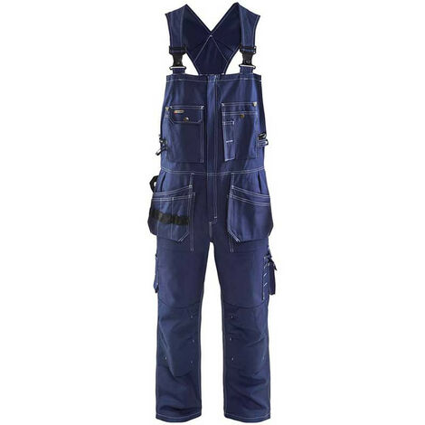 Cotte à bretelles homme BLAKLADER 2600 - Bleu foncé - 50 - Jambes longues (1/4)