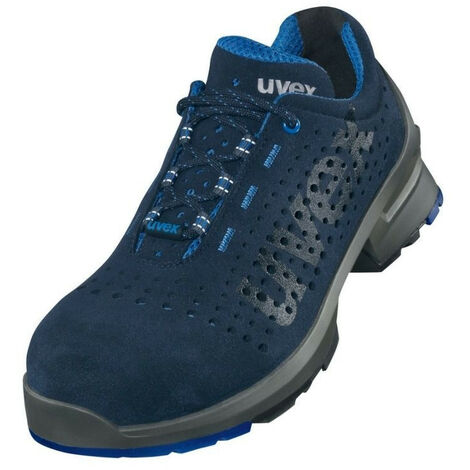 Chaussures basses perforées S1 UVEX 1 85318 - Bleu foncé - 49