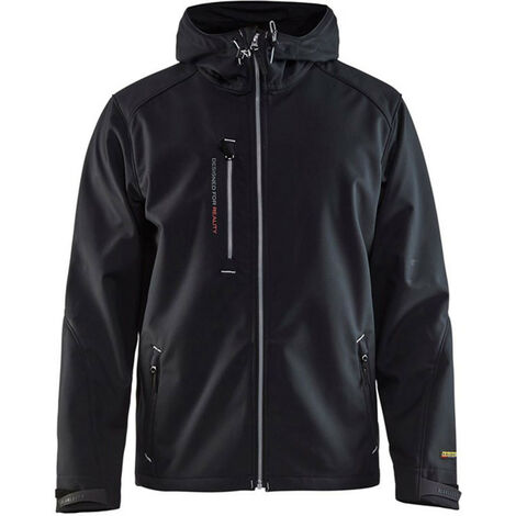 Veste softshell BLAKLADER à capuche - Noir/gris - 494925179992XXL