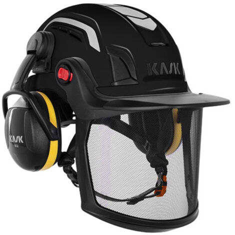 Casque ZENITH-X AIR COMBO – Norme EPI EN 352-2 et ANSI S3.19 – Haute visibilité – Ventilation améliorée – Sac de transport inclus – Kask