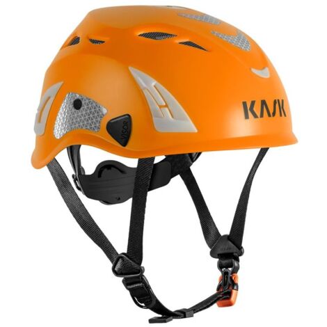 Casque de protection haute visibilité Superplasma AQ HI VIZ KASK WHE00105 - Orange fluo - Taille unique