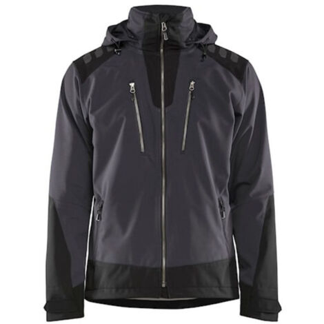 Veste de travail softshell stretch 2D BLAKLADER 4749 - Gris foncé / Noir - M (1/5)