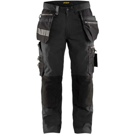 Pantalon de travail artisan +stretch BLAKLADER 1590 - Gris foncé - 38 - Jambes standards