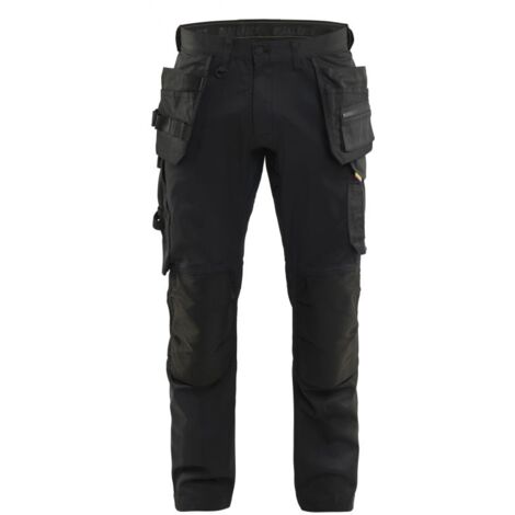 Pantalon de travail stretch 2D BLAKLADER 1750 - Noir - Jambes standards - 58