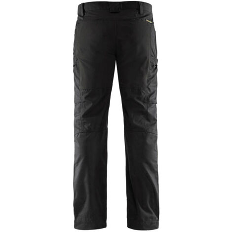 Pantalon stretch polycoton services BLAKLADER 1459 - Noir - 52 - Jambes courtes (1/4)