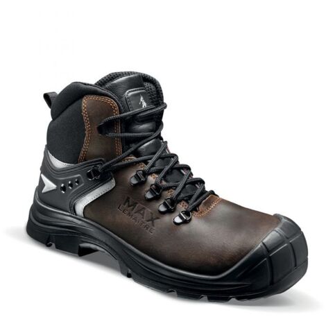 Chaussures de sécurité haute en cuir MAX UK S3 SRC marron 2.0 P41 - LEMAITRE SECURITE - MAUBS30BN.41