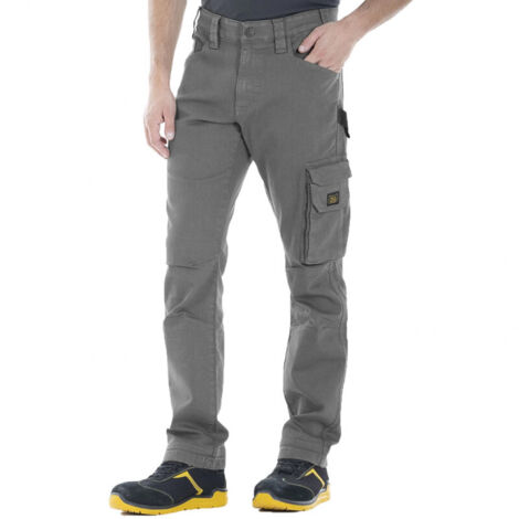 Pantalon de travail multipoches Fibreflex® JOBC gris RICA LEWIS - Taille: 50 (1/5)