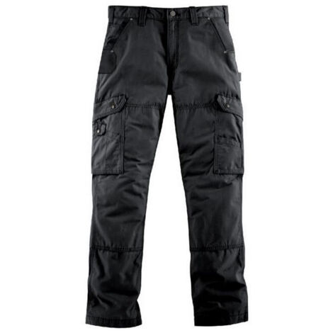 Pantalon de travail Ripstop Cargo 001 CARHARTT B342 - Noir - 46 - Jambes standards (1/3)