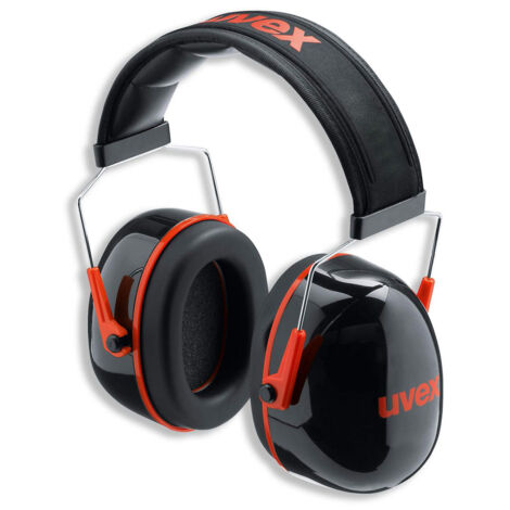 Casque anti-bruit Uvex K3 – Réduction sonore 33 dB – Coquilles en ABS – Norme EN 352-1 – Confort ajustable pour usage professionnel