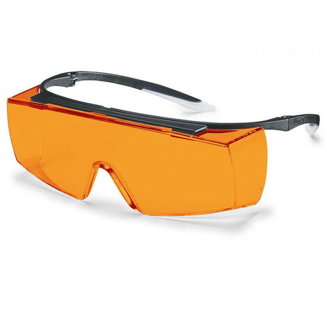 Surlunettes de protection orange Super F OTG UVEX 9169615 - Orange clair - Taille unique