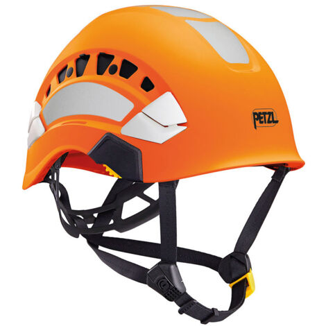 Petzl – Casque de protection haute visibilité Vertex Vent Hi-Viz – Coque fluorescente – Système Centerfit et Flip&Fit – Norme CE EN 397, EN 12492 - A010EA