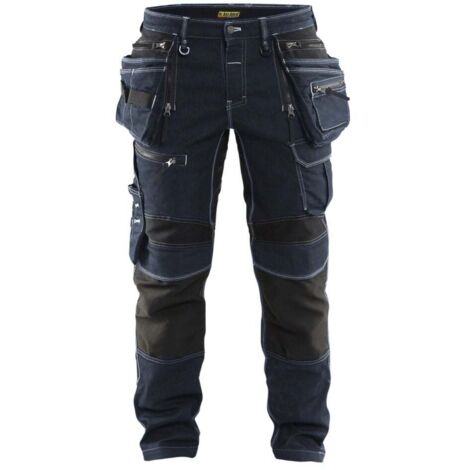 Pantalon de travail X1900 artisan stretch 2D 1990 - Marine/Noir XS - FR(52) - Standards