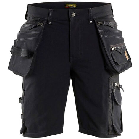 Short de travail artisan stretch 4D X1900 BLAKLADER 1988 - Noir - 44 (1/4)