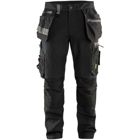 Pantalon artisan +stretch BLAKLADER 1599 - Noir - 44 - Jambes standards (1/6)
