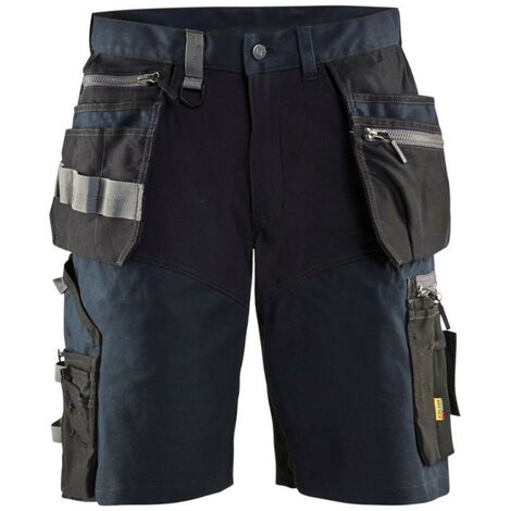 Short artisan +stretch BLAKLADER 1598 - Bleu foncé - 40
