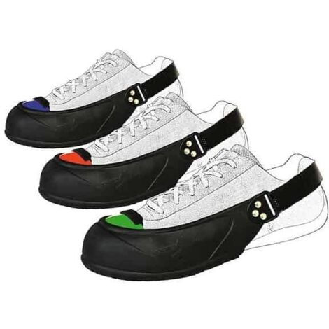 Sur-chaussures avec embout de protection Visitor 130 – Pointure 44-50 – Caoutchouc antidérapant – Pour entrepôts et ateliers – Tiger Grip