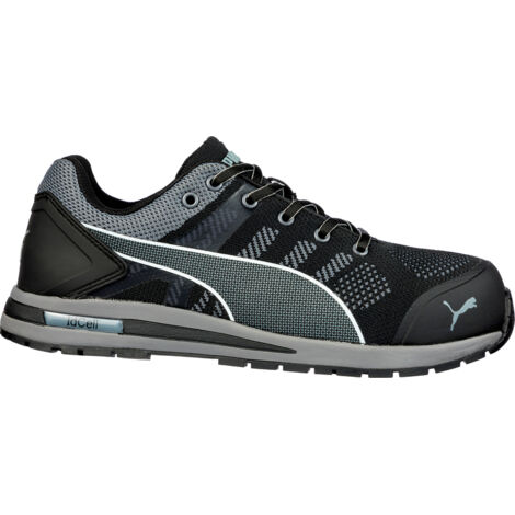 Puma – Sneaker de sécurité basse S1P ESD HRO SRC – Tige textile SAFETY KNIT – Semelle caoutchouc URBAN résistante jusqu'à 300°C – Pointure 46