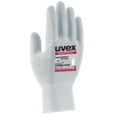 Gant de protection Phynomic Silv-Air UVEX 60085 - Gris clair - 7 (S) (1/5)