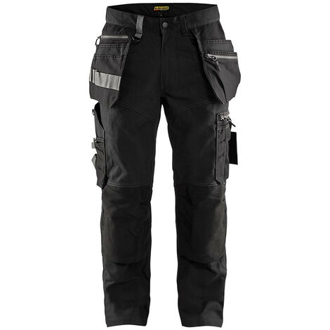 Pantalon de travail stretch artisan 1590 - Noir L - FR(46) - SE(C52) - Courtes