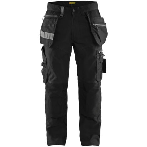 Pantalon de travail stretch artisan 1590 - Noir L - FR(46) - SE(C52) - Longues