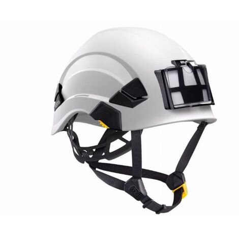 Petzl – Porte-badge pour casques Vertex et Strato – Compatible avec fentes avant/arrière – Protection carte d'identité – Polycarbonate – 45g - A018AA00