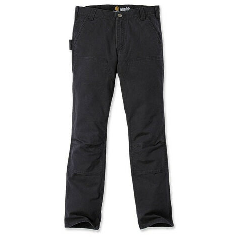 Pantalon de travail Carhartt Slim Fit STRETCH COTON DUCK Noir 44 (1/3)