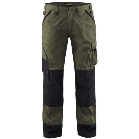 Pantalon paysagiste homme BLAKLADER 1454 - Vert foncé - 44 - Jambes standards (1/5)