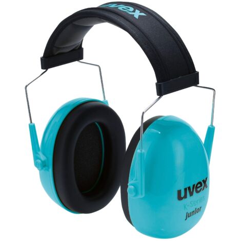 Casque anti-bruit enfant UVEX K Junior - Bleu clair - Taille unique