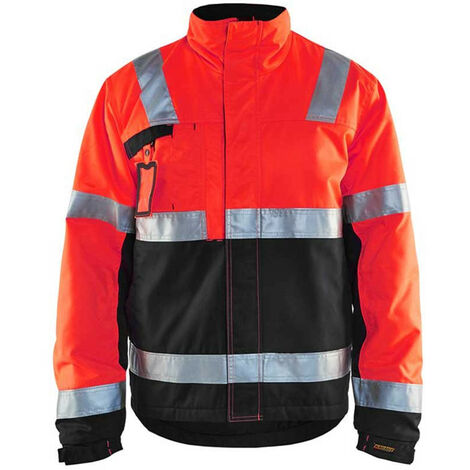 Veste d'hiver haute visibilité BLAKLADER 4862 - Noir / Rouge - 4XL (1/4)