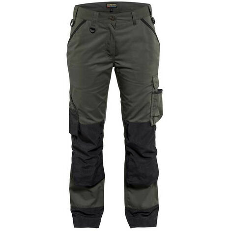 Pantalon paysagiste femme BLAKLADER 7154 - Vert foncé - 36 - Jambes standards (1/4)