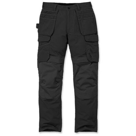 Pantalon de travail multipoches Steel CARHARTT S1103337001 - Noir - 50 - Jambes standards (1/2)