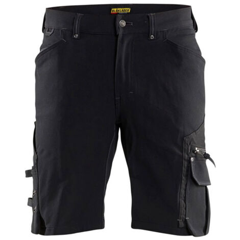BLAKLADER Short de travail artisan stretch 4D X1900 - 19871644 - Noir - 48 (1/4)