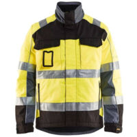 Veste transport hiver haute visibilité BLAKLADER 4851 - Noir / Jaune - 3XL