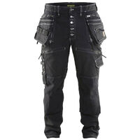 Jean de travail slim X1900 Artisan Cordura Stretch BLAKLADER 1999 - Noir - 42 - Jambes longues