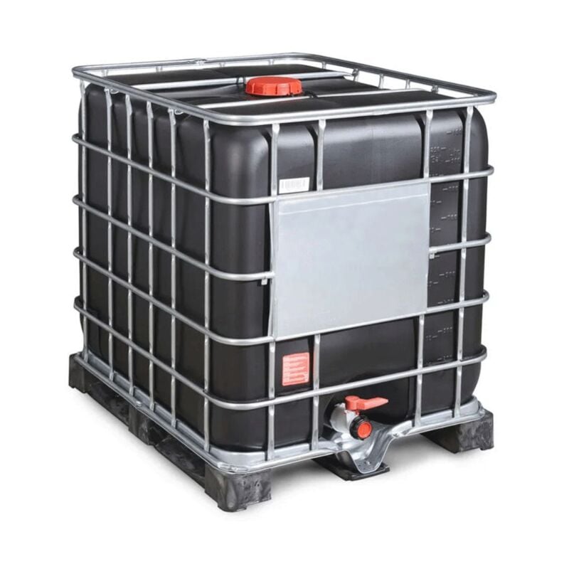 Récupérateur d'eau de pluie noir anti-UV 1000L RENSON reconditionné