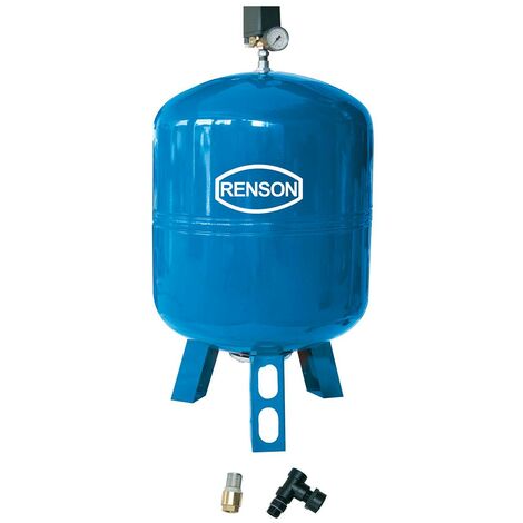 KIT RESERVOIR VERTICAL 200L POUR POMPE FORAGE 1''1/4 RENSON
