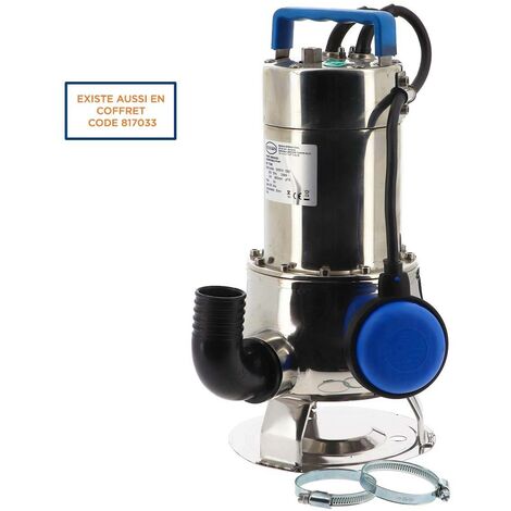POMPE DE RELEVAGE 230V 0,6KW INOX EAUX CHARGEES RENSON