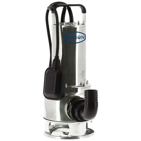 POMPE DE RELEVAGE EAU CHARGEE MONOPHASE TOUT INOX 1,6 KW RENSON