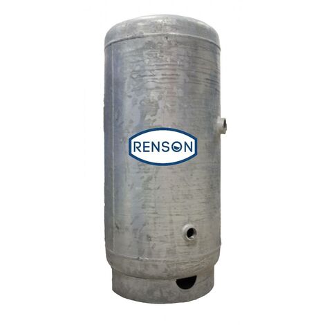 Renson – Réservoir galvanisé plastifié 300L – Pression max 4 bar – Température 0 à 49°C – Dimensions 520x705x155mm