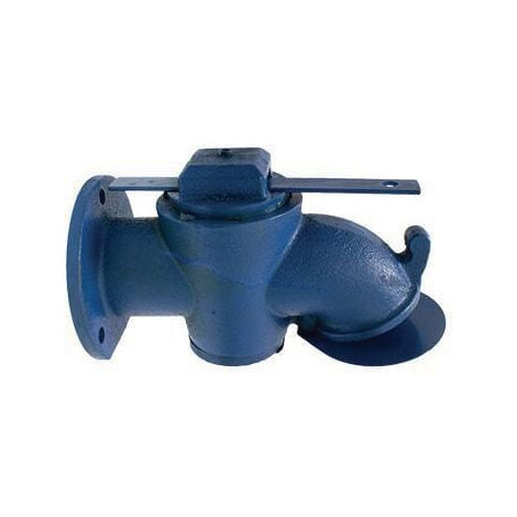 Renson – Robinet de tonne à boisseau passage 60 mm – 3 trous – Raccord adaptable pour systèmes de drainage – Entraxe 103.4 mm