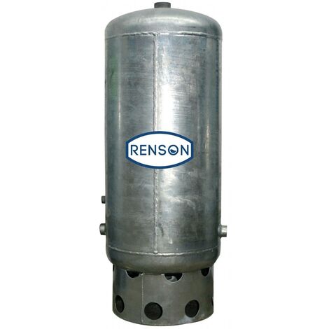 Renson – Réservoir galvanisé 200L – Pression max 10 bar – Diamètre 600mm – Pour installations hydrauliques – Kit de mise en œuvre recommandé