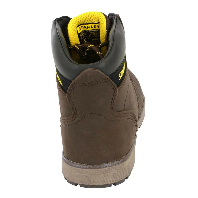 FREE - Stanley Towson Safety Boots - Brown - Power Tool