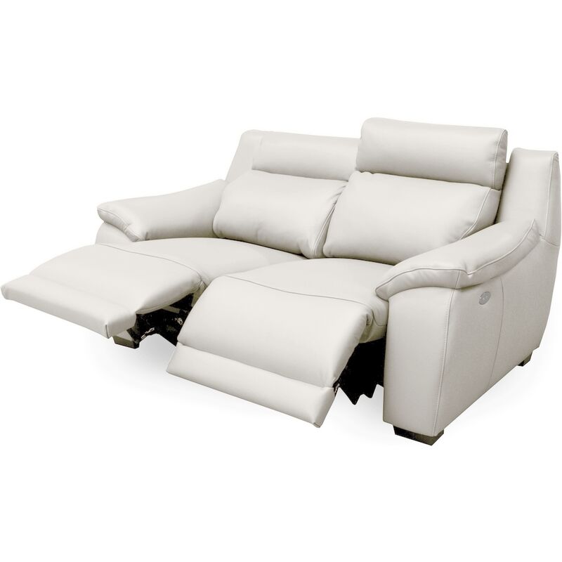 Canapé 2 places avec coussin - Canapé pour adultes et enfants- Tissu chenille beige