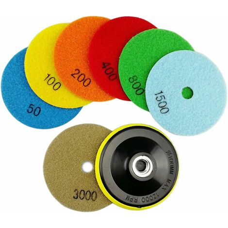 Disco Abrasivo For Lucidatura Da 100mm 600/800/1200/3000 Grit L - Foto 7